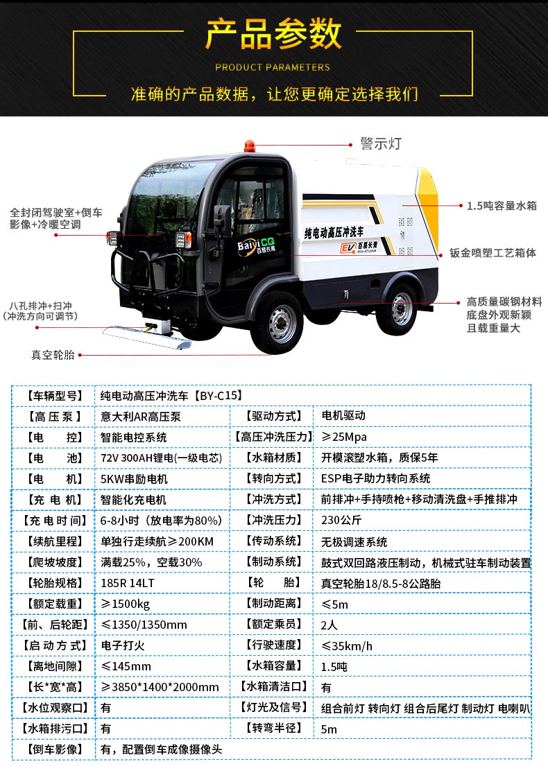 四輪高壓沖洗車(chē)3